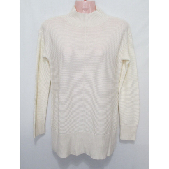 NWT Talbots Womens Size P Knit Sweater Pullover Ivory ($89) - Picture 7 of 9